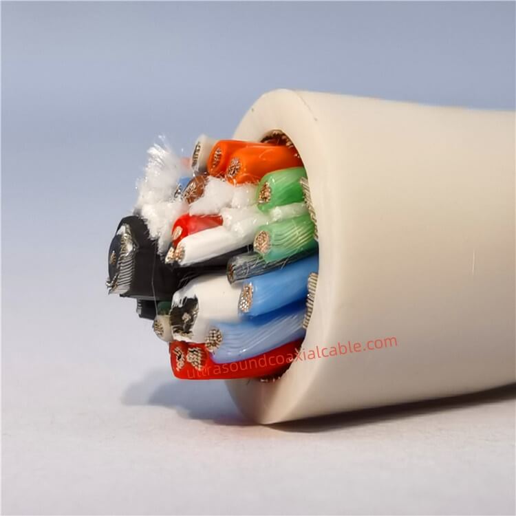 138-Core Medical Ultrasound Probe Coaxial Cable with 0.2mm Diameter – Biocompatible & FDA-Certified