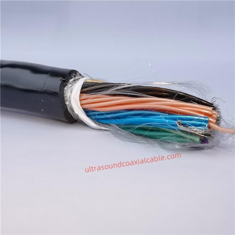 Customizable Ultrasound Coaxial Cable Assembly – 42AWG to 30AWG, 6.6mm OD, 18GHz Bandwidth